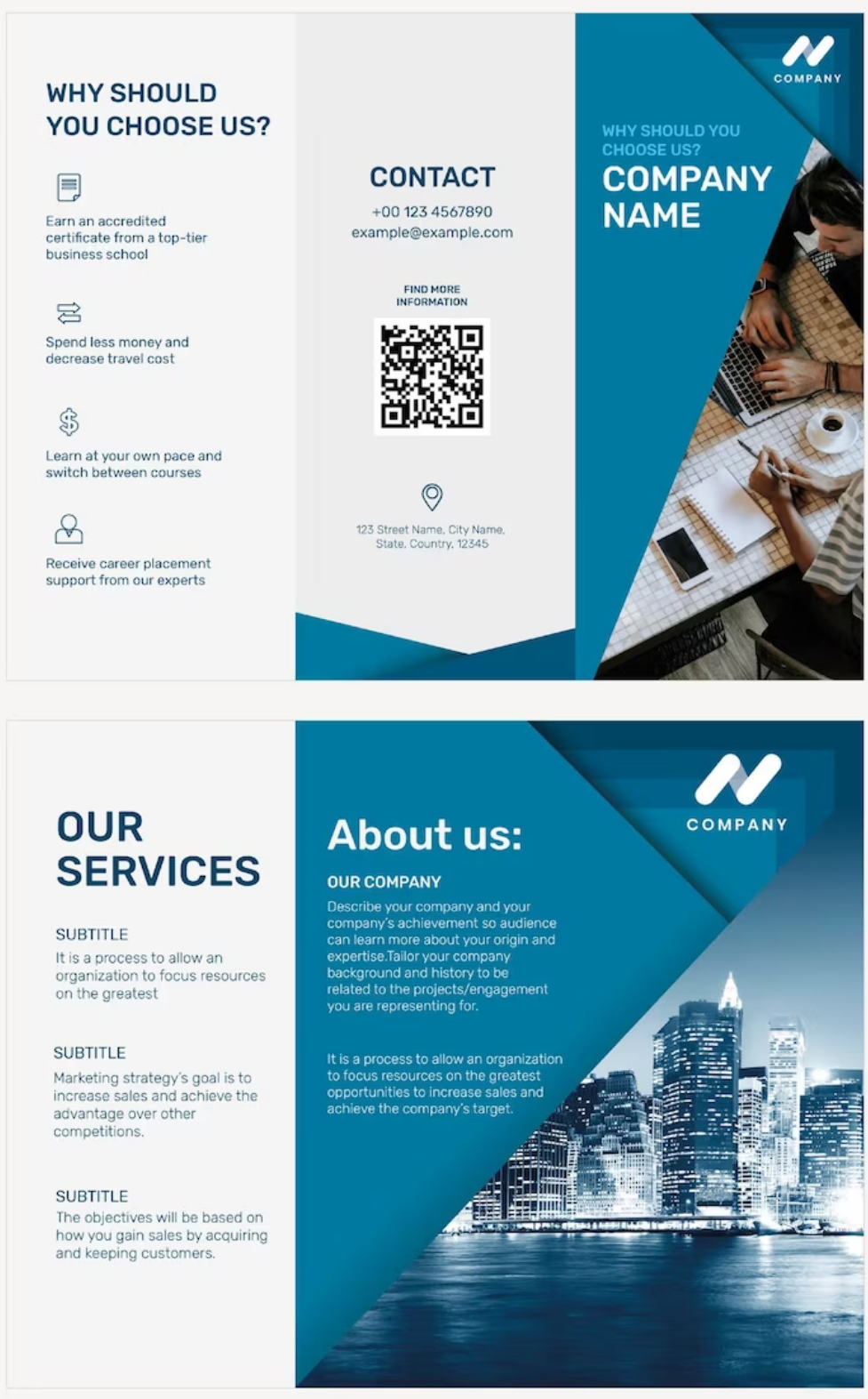 Business Brochure Template PSD