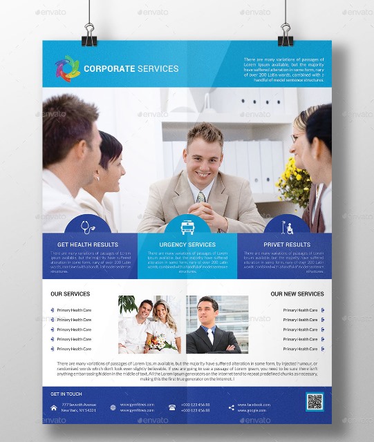 Corporate Services Flyer