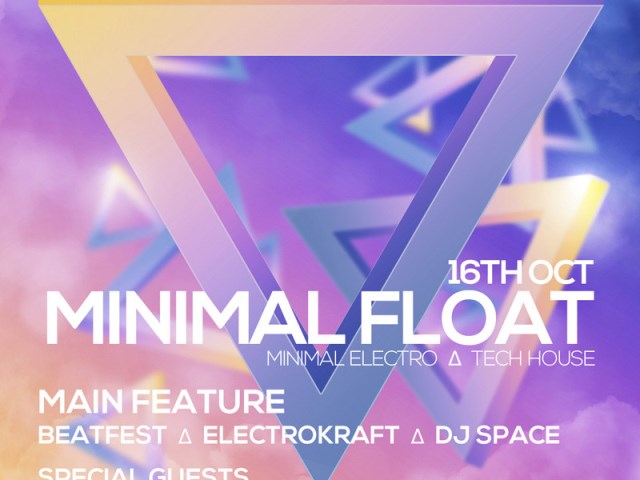 Free Electro Club PSD Flyer Template