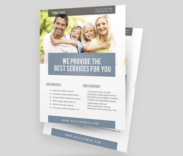 Free PSD Corporate Flyer Template
