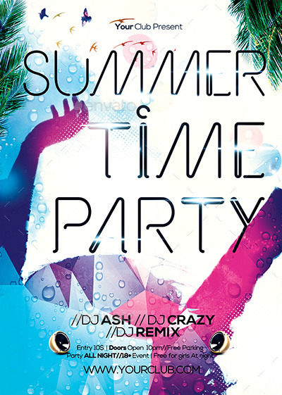 Summer Time Party Flyer