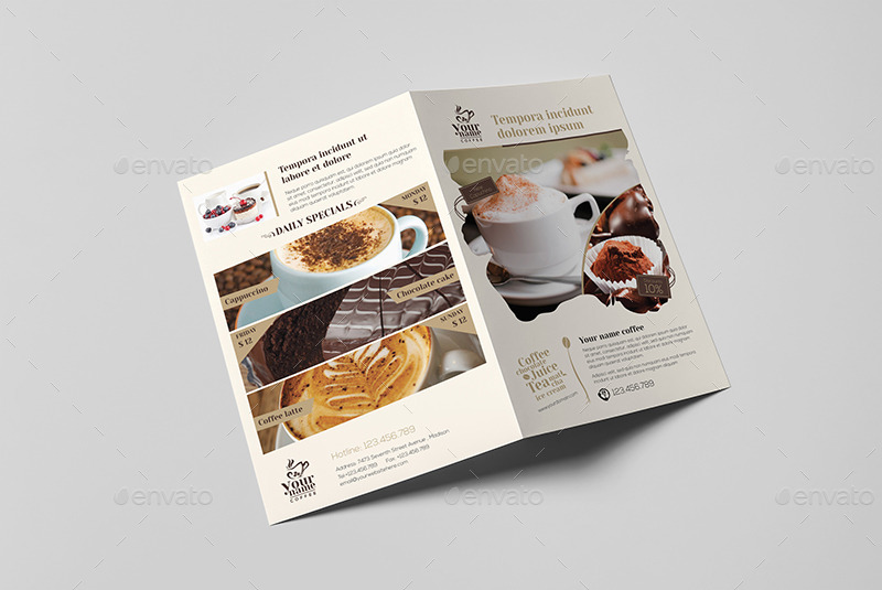 Coffee Shop Menu Template