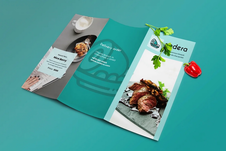 Trifold Restaurant Menu Template