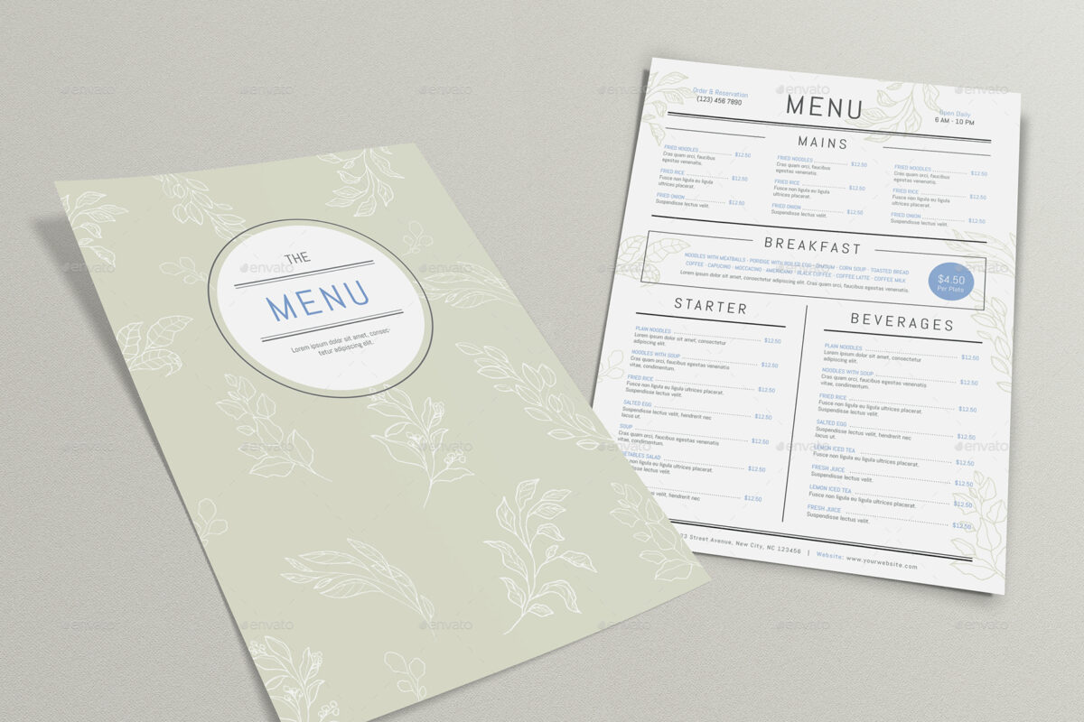 30+ Free and Premium Restaurant Menu Templates - Webprecis