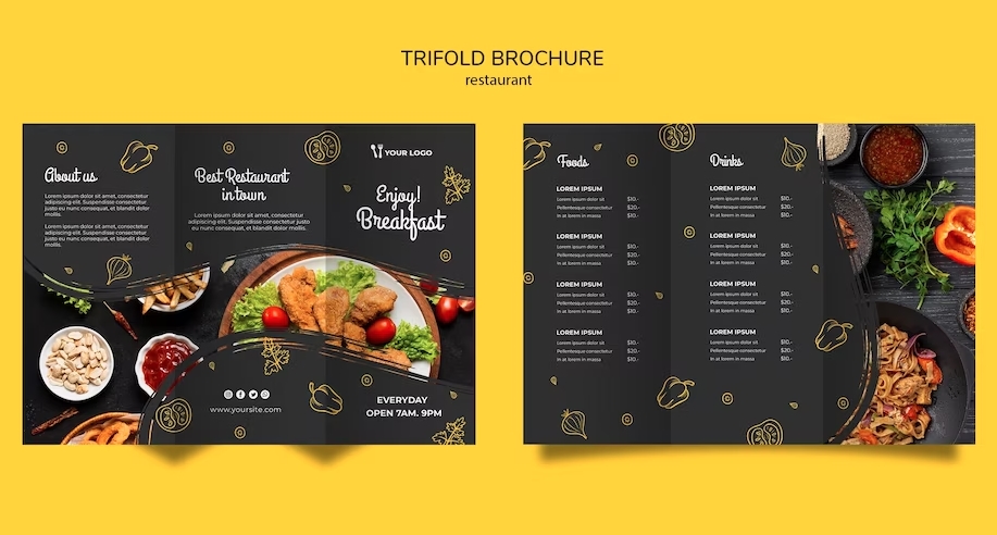 Restaurant Brochure Template