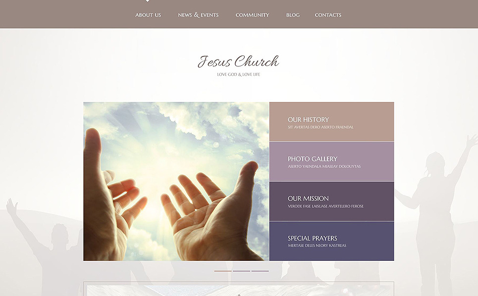 Jesus Church WordPress Theme