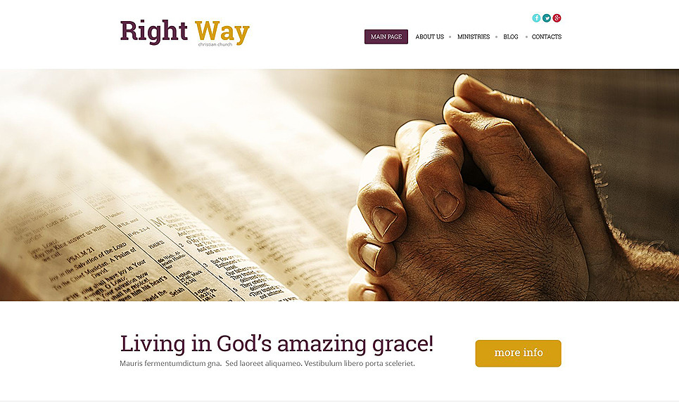 Religious WordPress Theme