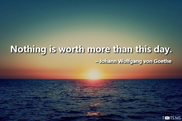 Johann Wolfgang Von Goethe Quote