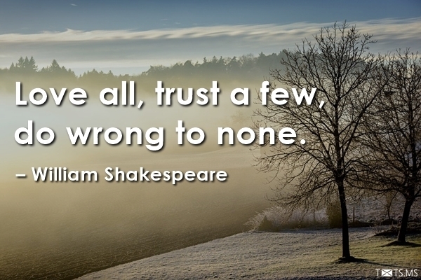 William Shakespeare Quote