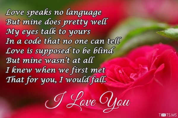 I Love You Poem for Boyfriend