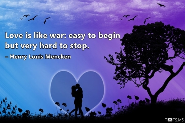 Love Quote by Henry Louis Mencken