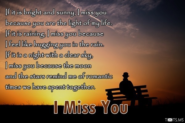 Miss You Image for Girlfriend