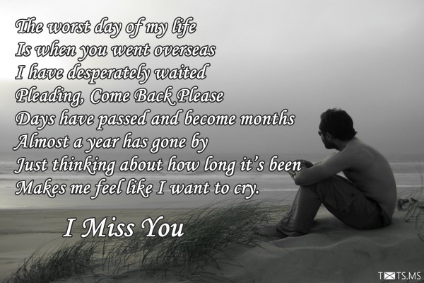 Miss You Image for Girlfriend