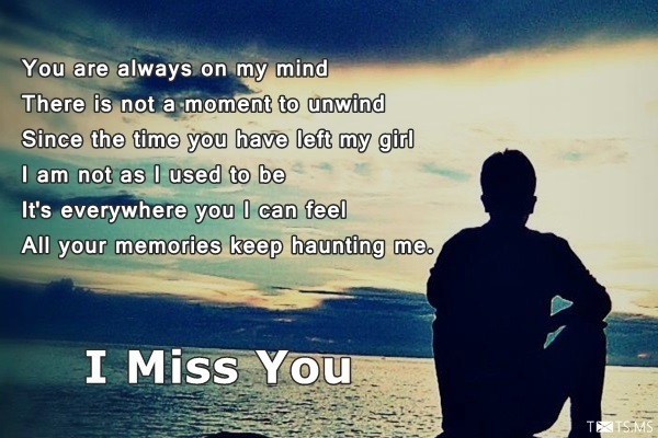 Miss You Image for Girlfriend