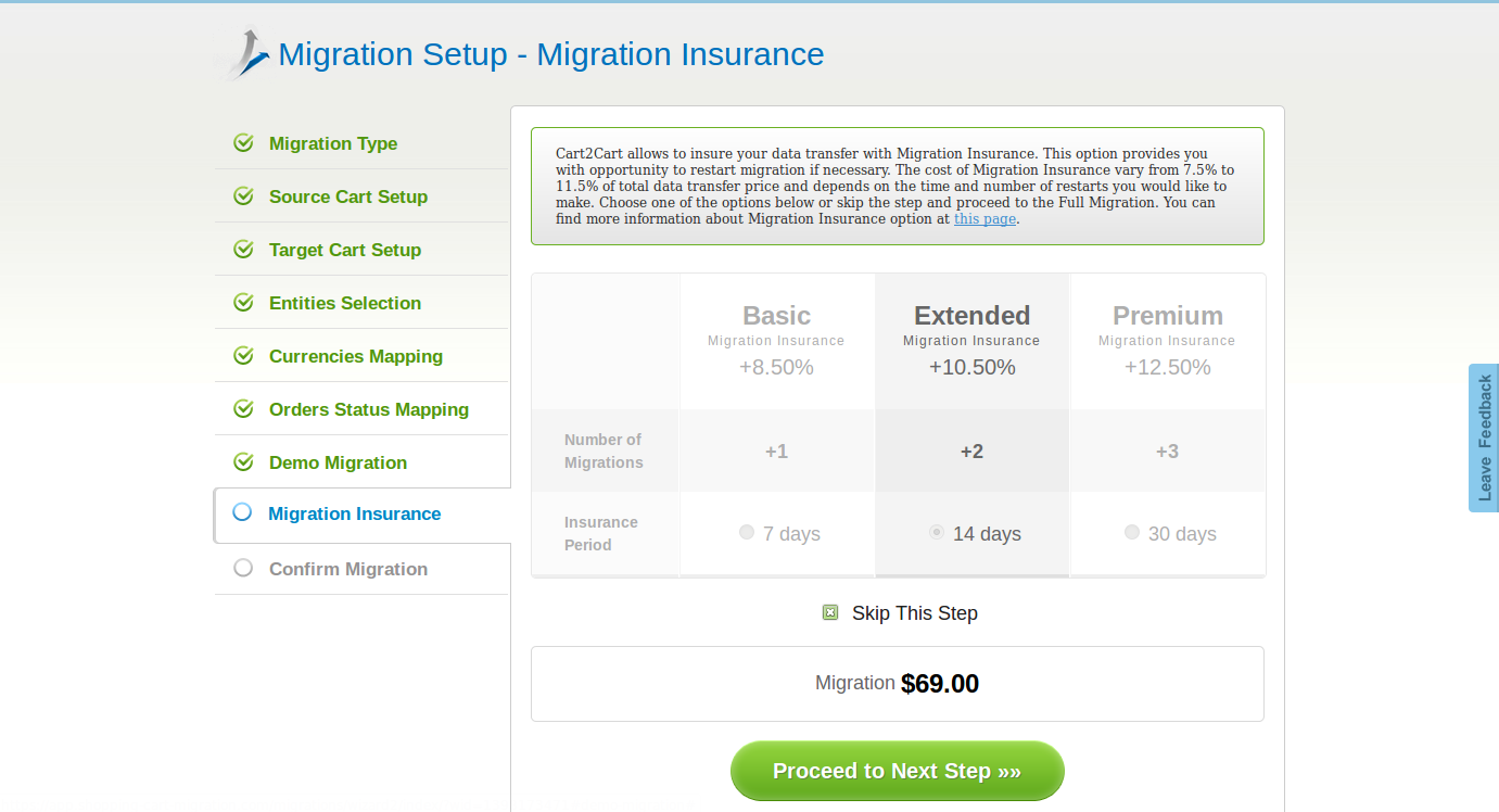 migration insurance