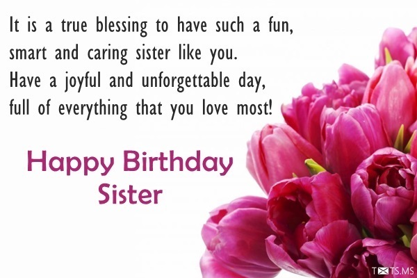 Birthday Wishes for Sister