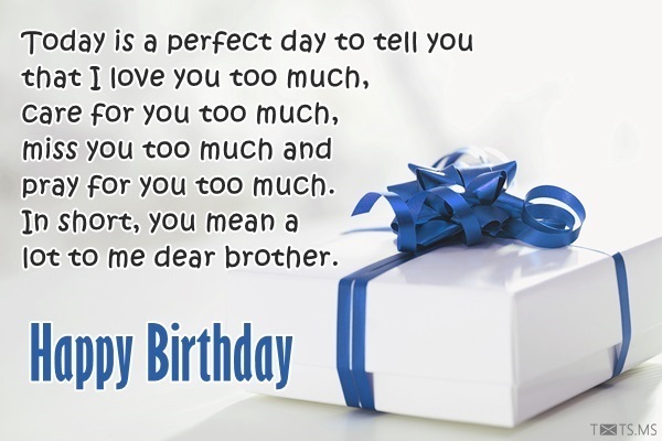 Birthday Wishes for Brother