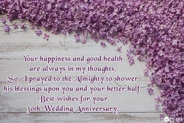 30th Anniversary Wishes