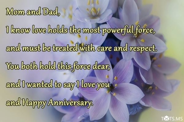 Anniversary Wishes for Parents