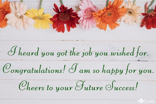 Congratulations Quotes for New Job