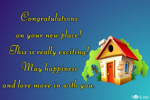Congratulations Messages for your New Home
