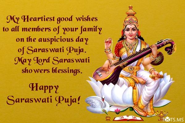 Saraswati Puja Wishes