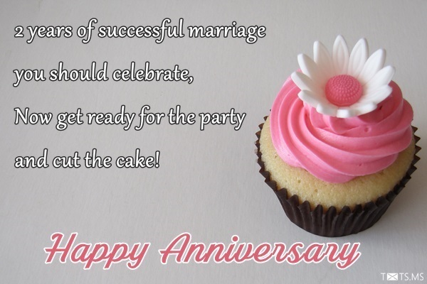Second Wedding Anniversary Image