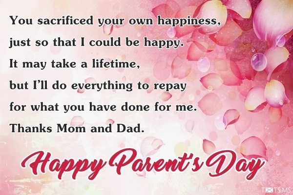 Parents Day Wishes Messages