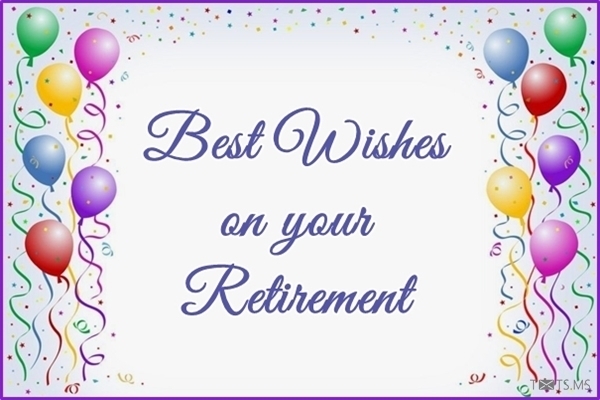 Best Wishes on your Retirement