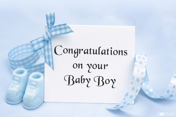 Congratulations Image for New Baby Boy