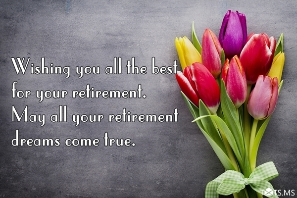 Congratulations Wishes for Retirement