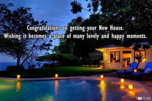 Congratulations Wishes for your New Home