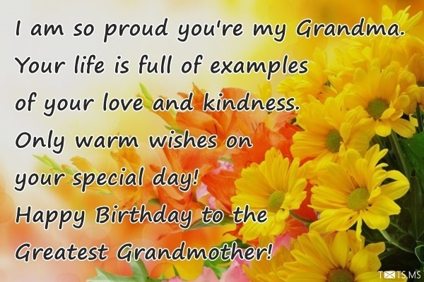 Birthday Wishes for Grandma