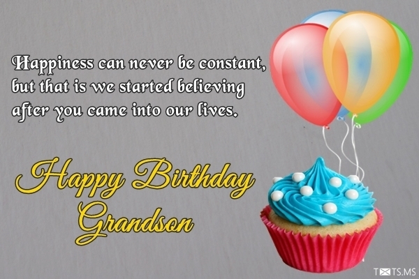 Birthday Wishes for Grandson