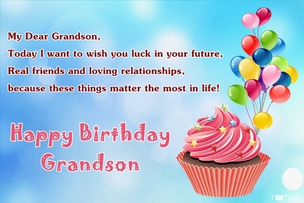 Birthday Wishes for Grandson