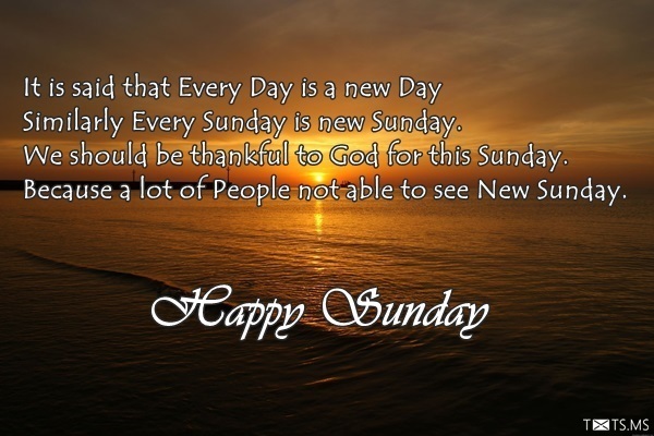 Happy Sunday Wishes