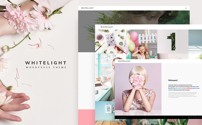 WhiteLight - professional photographer portfolio WordPress Theme