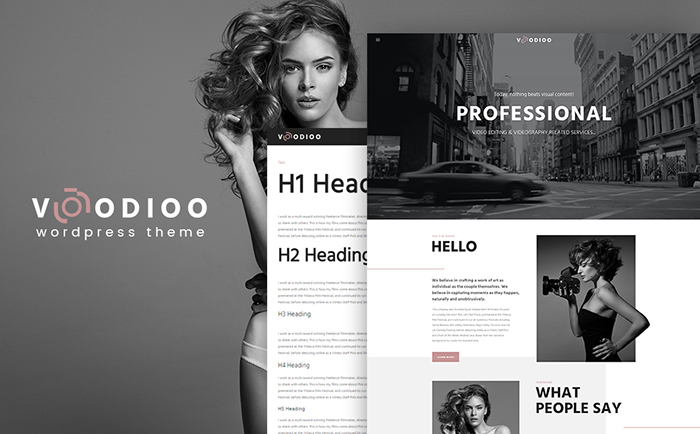 Voodioo - Videographer Responsive WordPress Theme