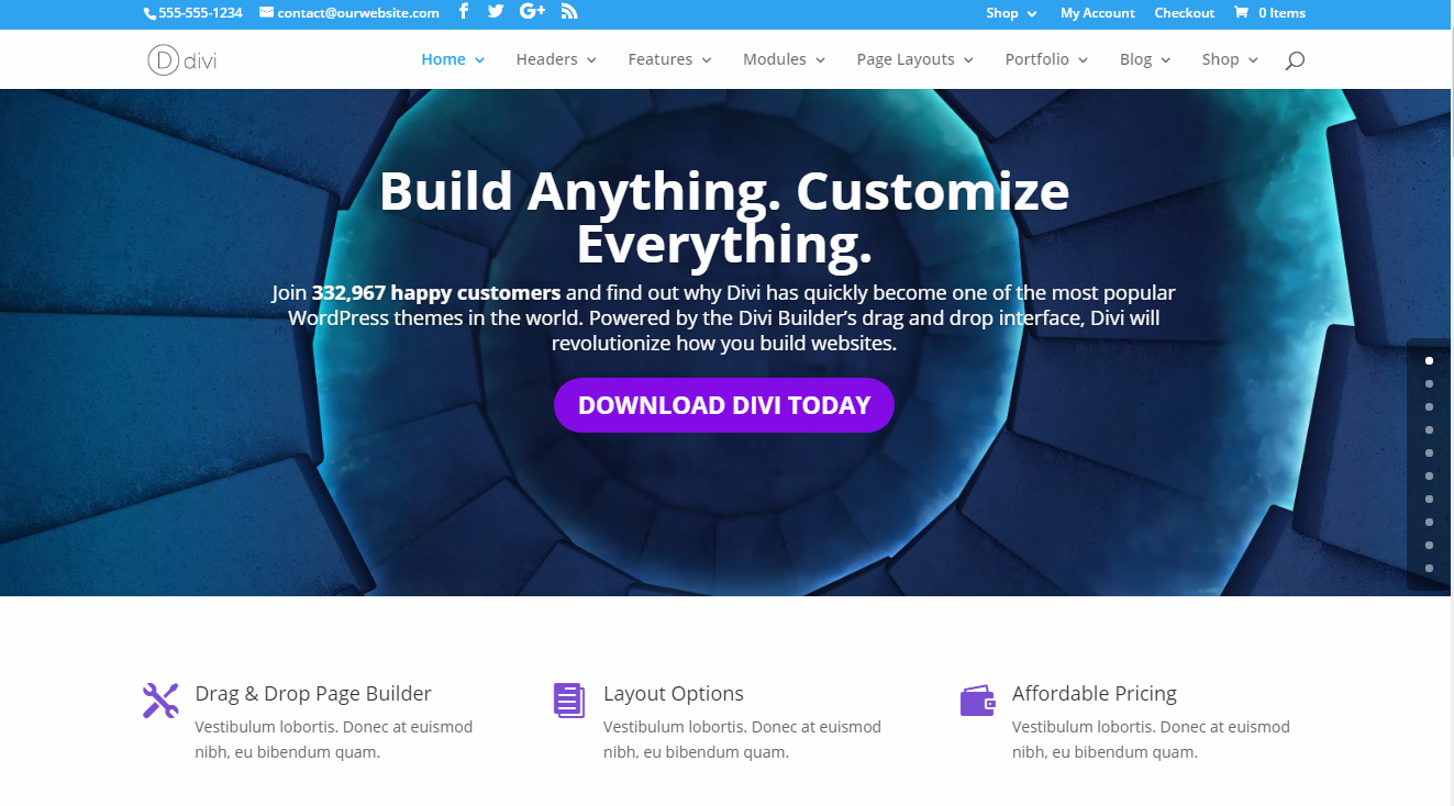 Divi WordPress Theme