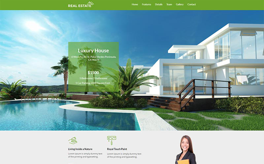 Real-Estate Unbounce Template
