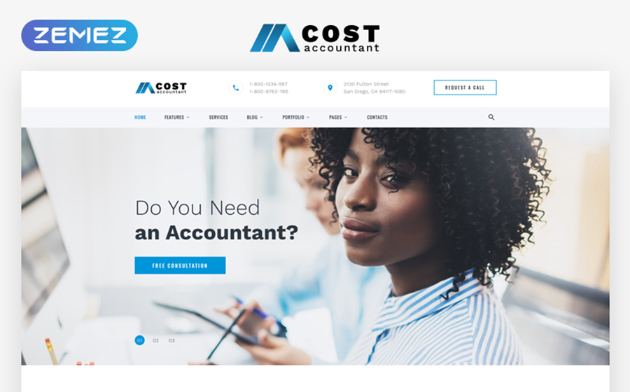 Accountant Multipage HTML5 Template 