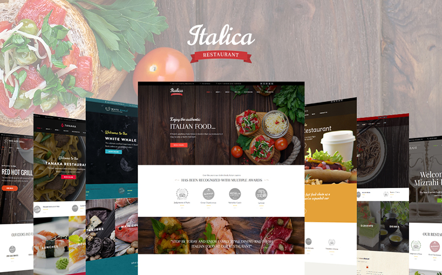 WordPress Restaurant Theme Bundle 