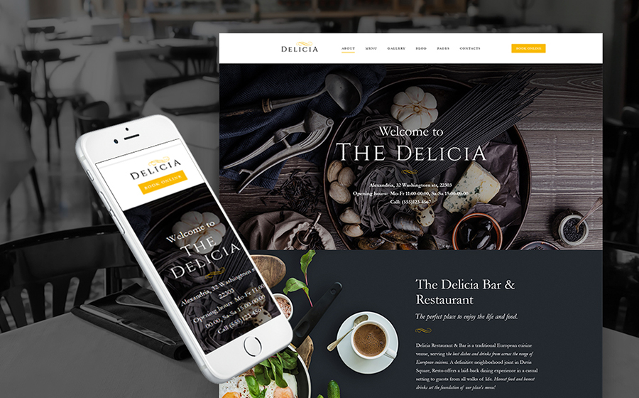 Cafeteria WP Theme 