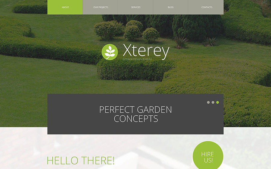 Exterior Design WP Theme 