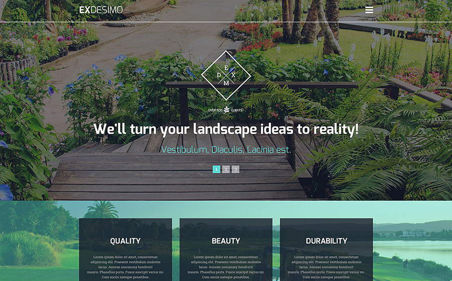 Exterior Design WP Template 