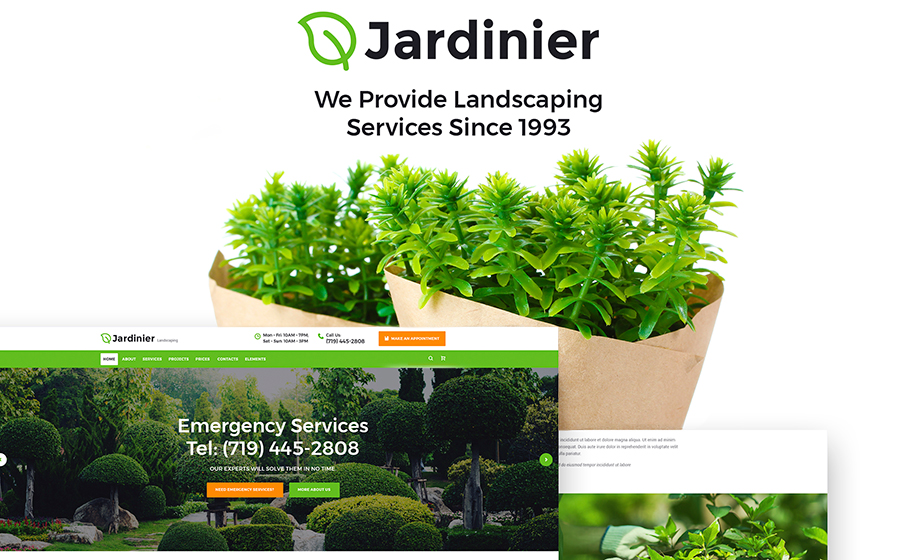 Landscaping Services WordPress Theme 