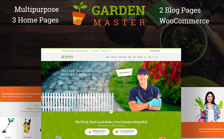 Garden Master WordPress Theme