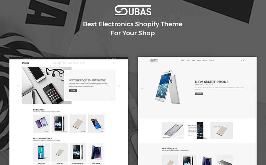 Subas - Electronics store Shopify Theme