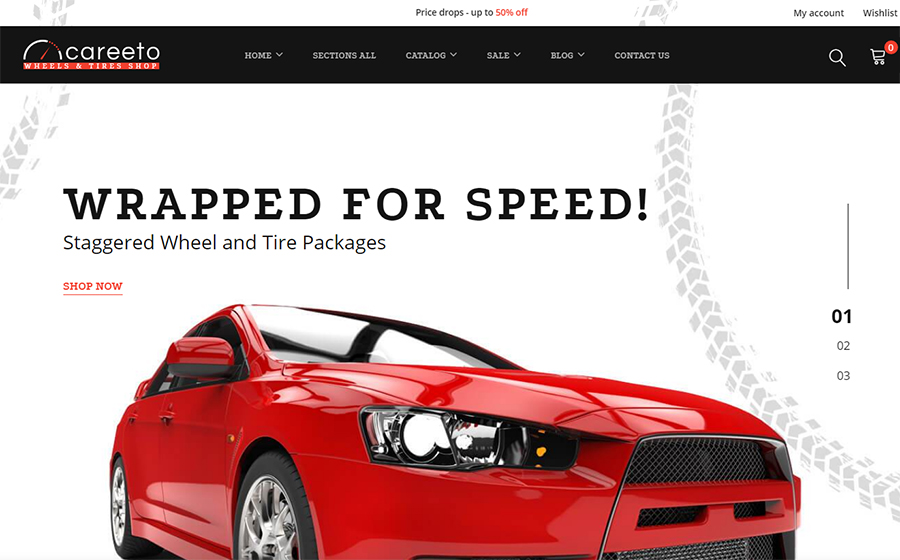 Careeto - Fancy Car Parts Online Store Shopify Theme