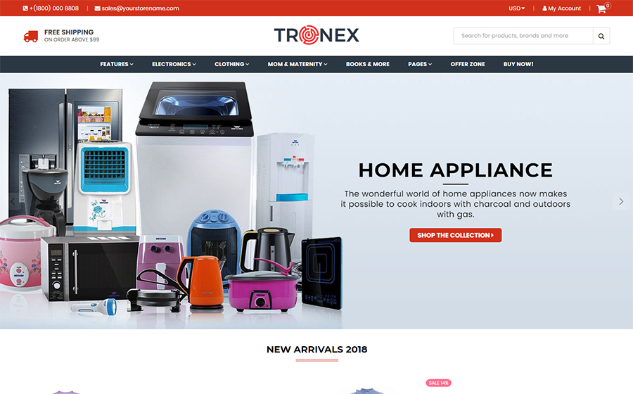 Tronex Multipurpose Shopify Theme